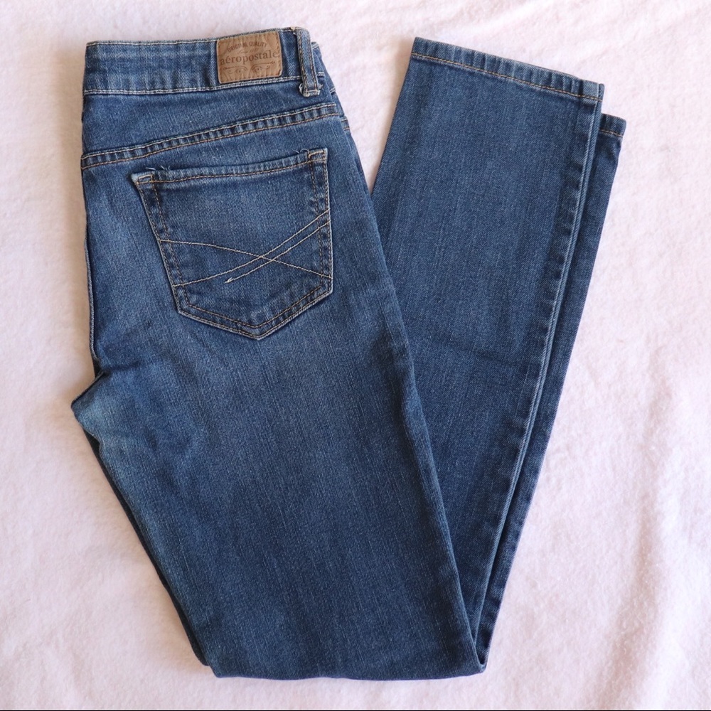 AEROPOSTALE BAYLA SKINNY JEANS - SIZE 5 / 6 SHORT